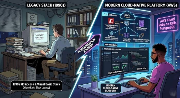 Re-Engineering a Mission-Critical Insurance Platform